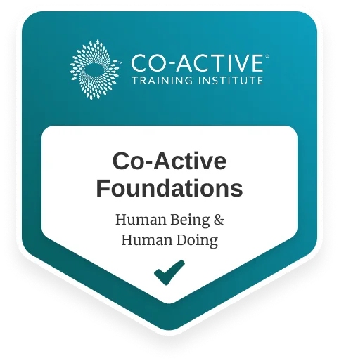 Co-Active Foundations badge, Co-Active Training Institute